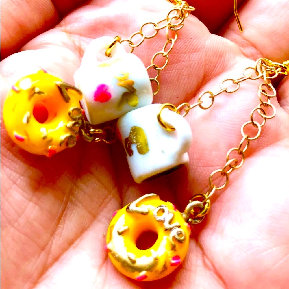 ☕️🍩Coffee Donut Earrings